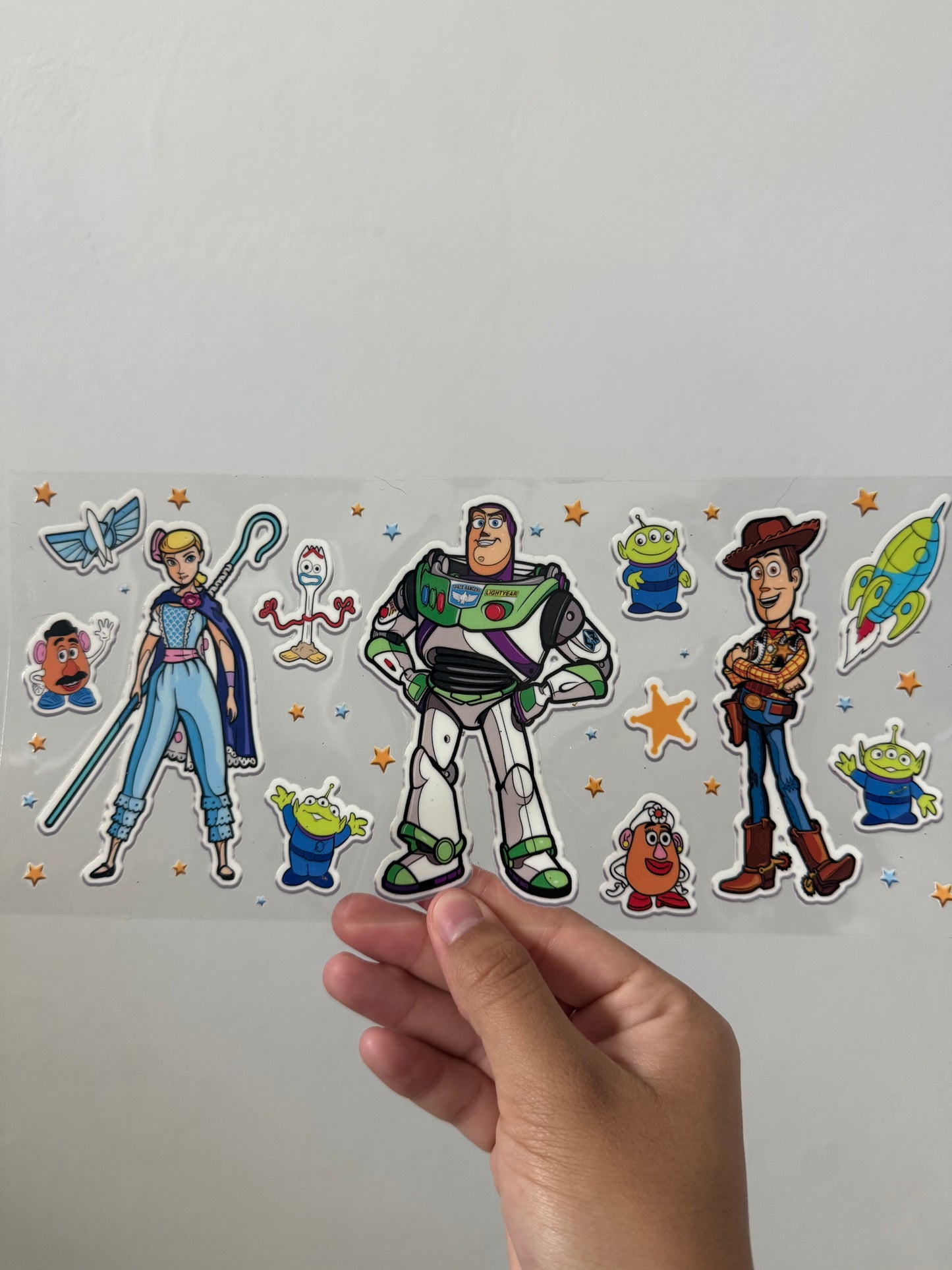 Toy story character wrap