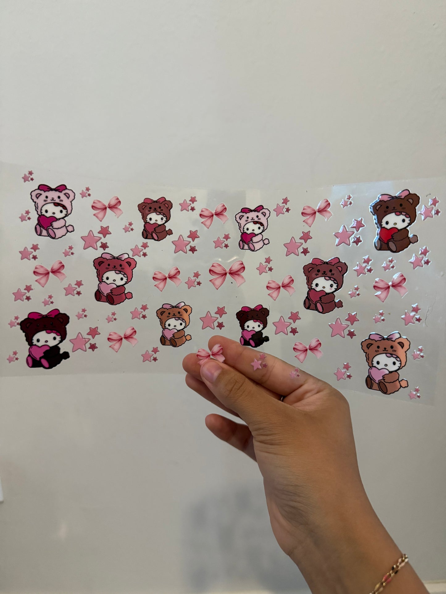 Hello Kitty Teddy Bear Bows Wrap