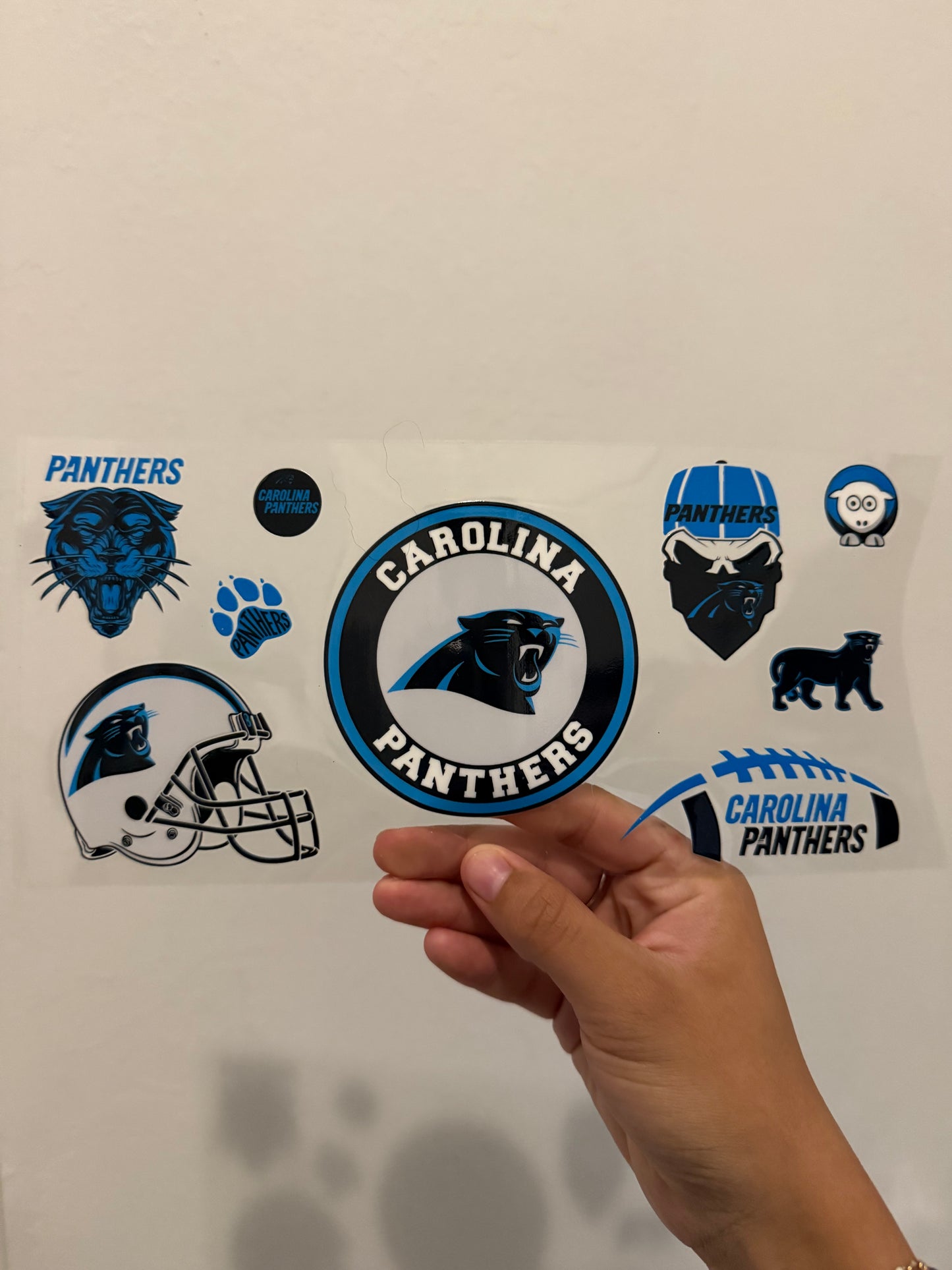 Panthers logo wrap