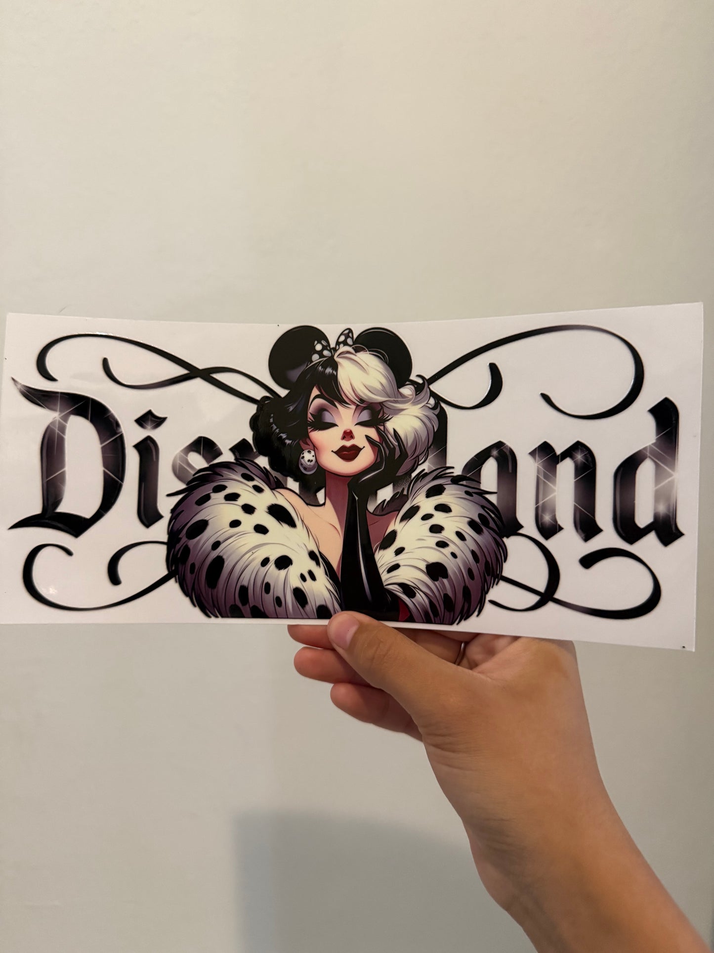 Cruella de Vil Disneyland Wrap