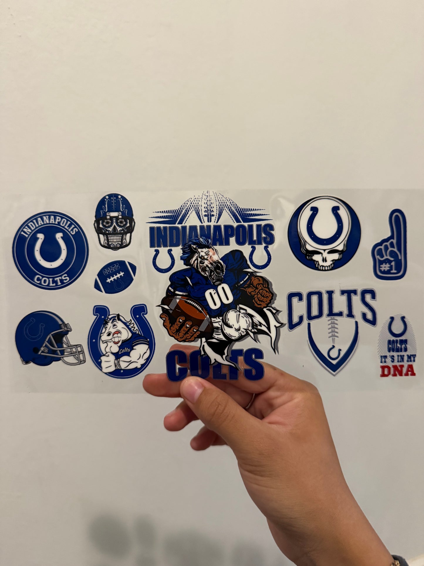Colts football player wrap