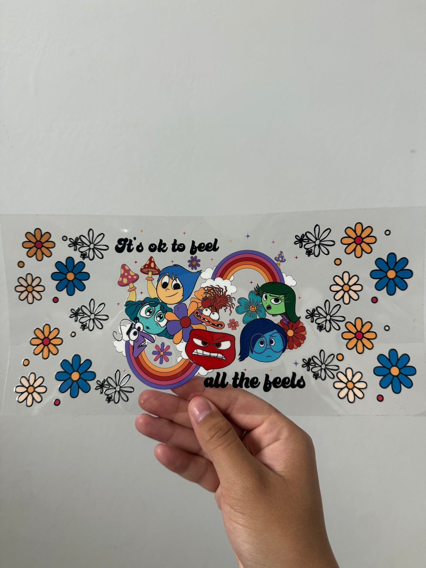 Inside Out Floral wrap
