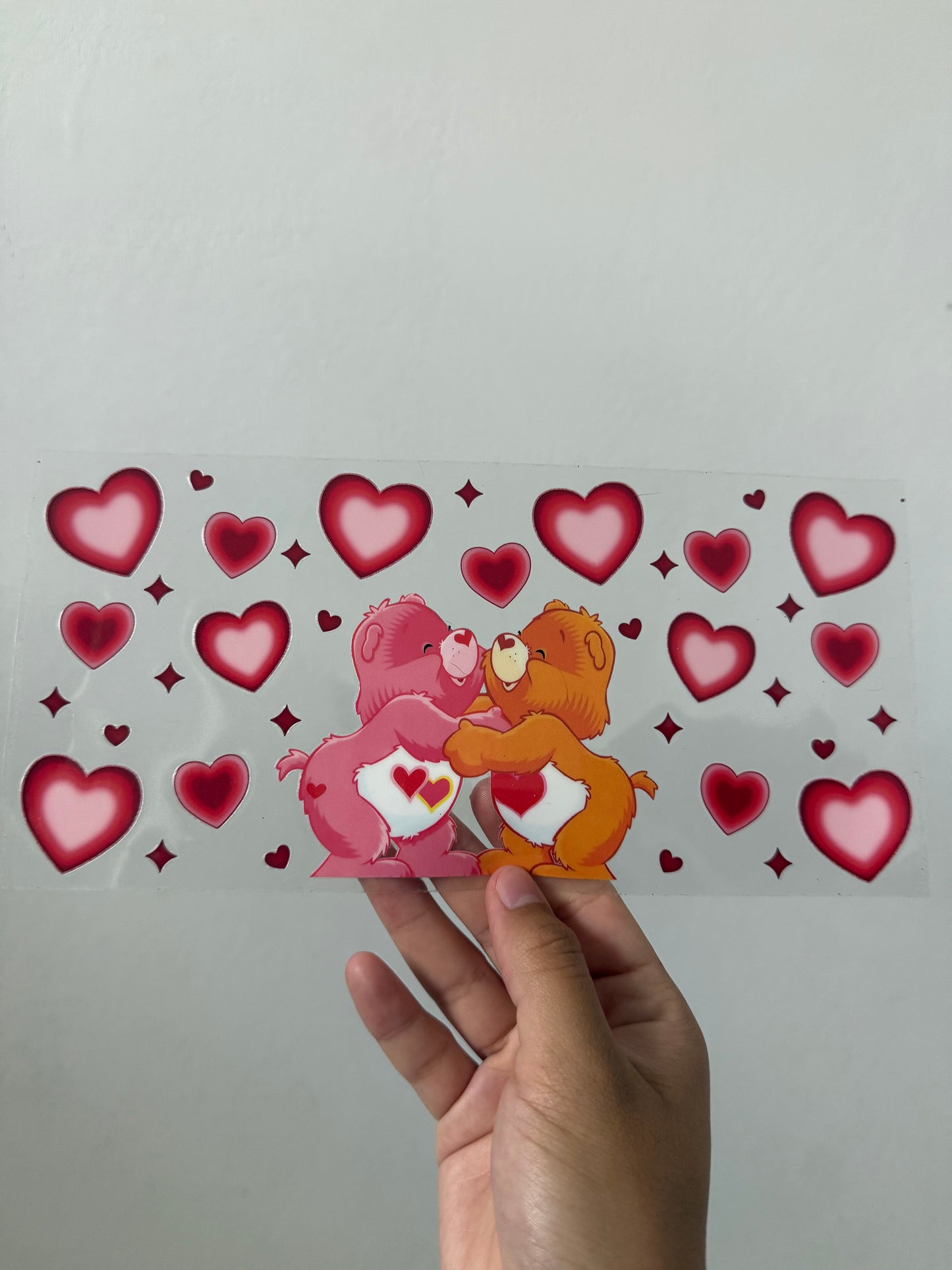 Carebears kissing wrap