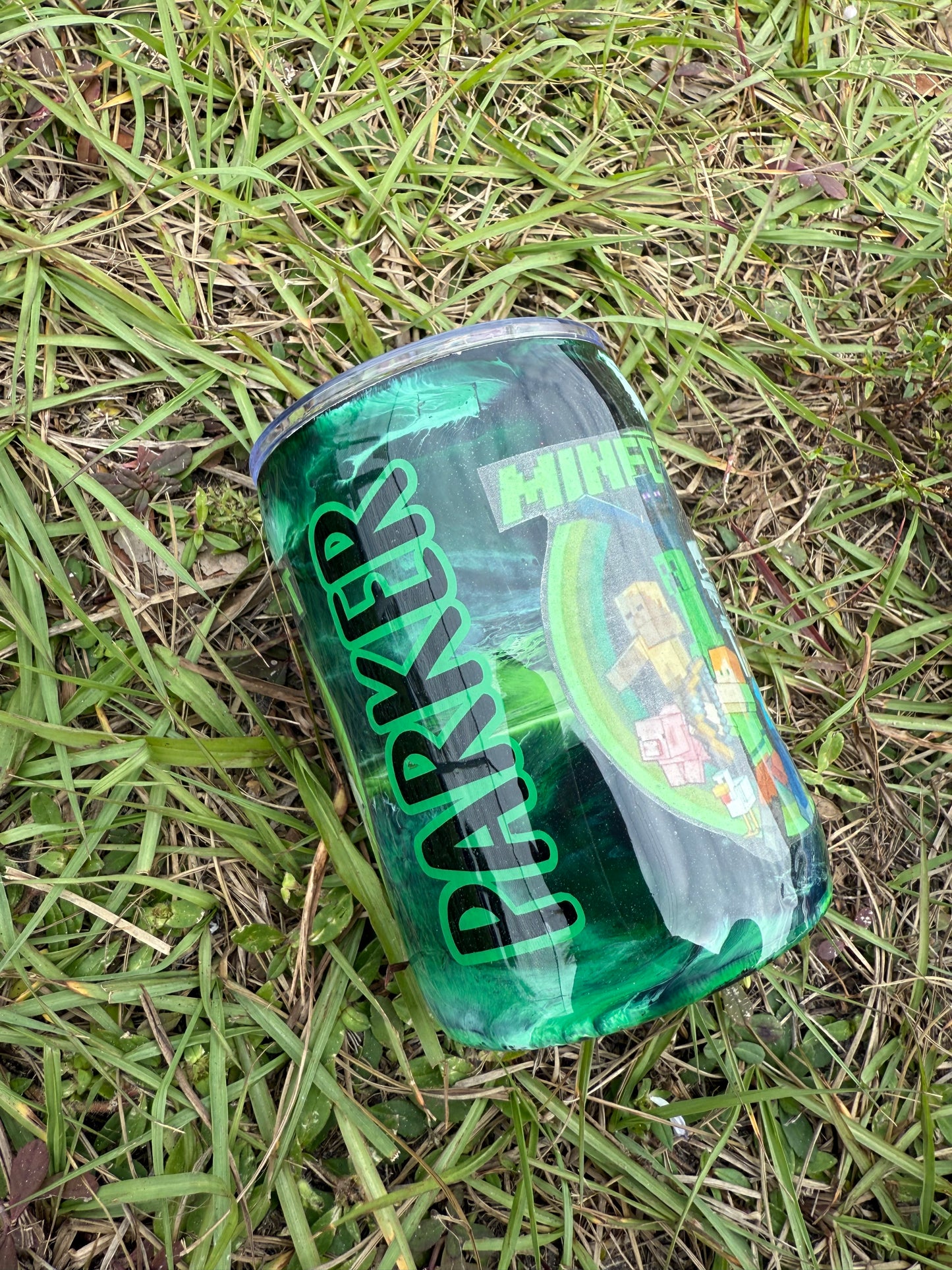 Personalized Epoxy Minecraft Tumbler