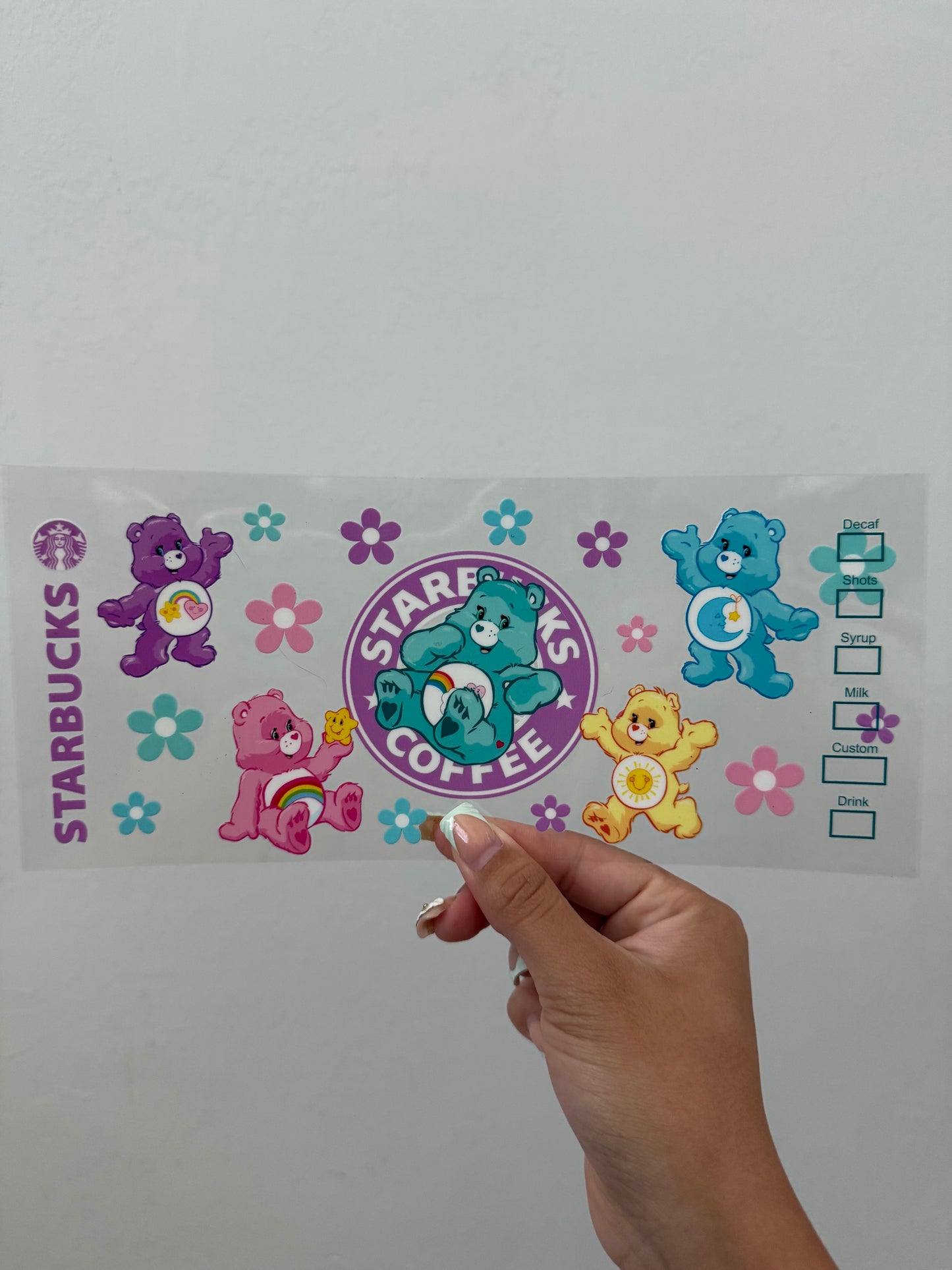 Carebear colorful wrap