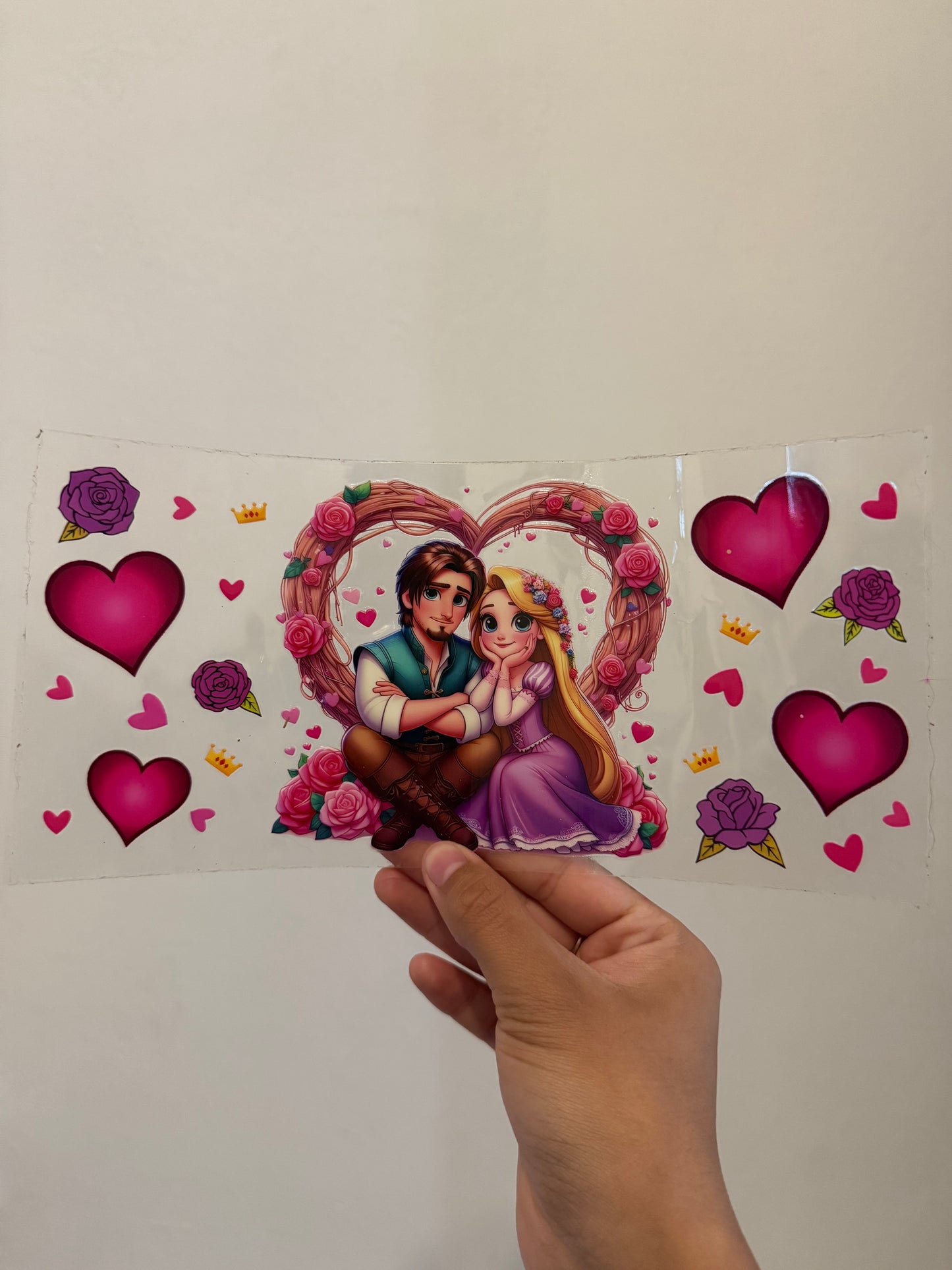 Rapunzel & Eugene Heart Decor Wrap