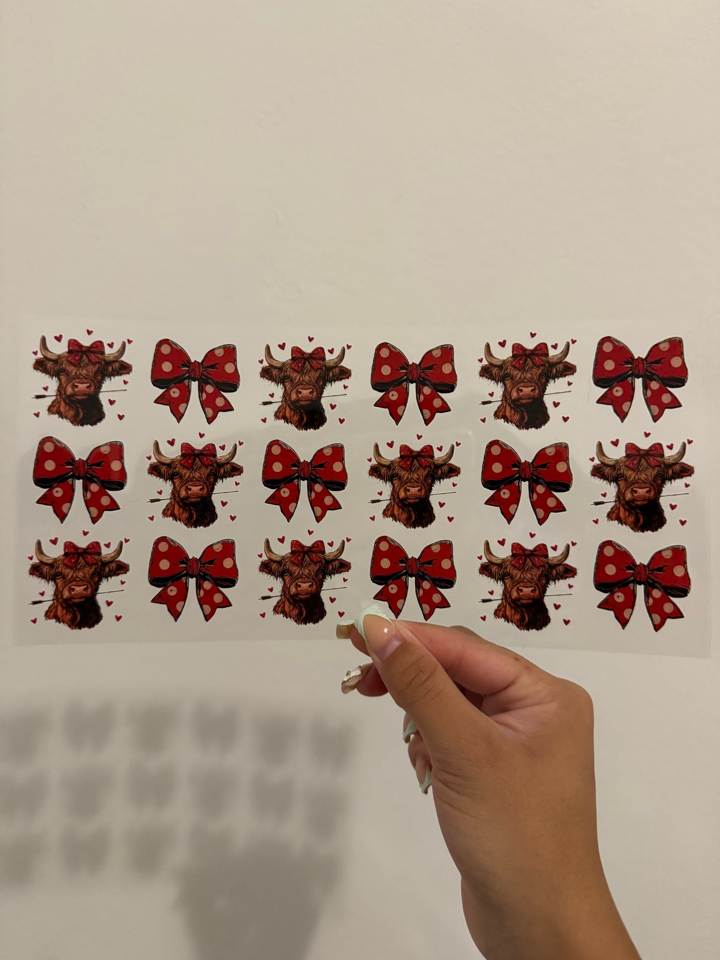 Cows and bows wrap