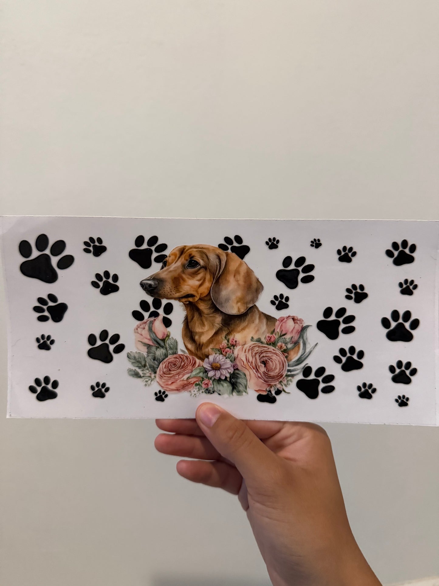 Dachshund floral paws wrap