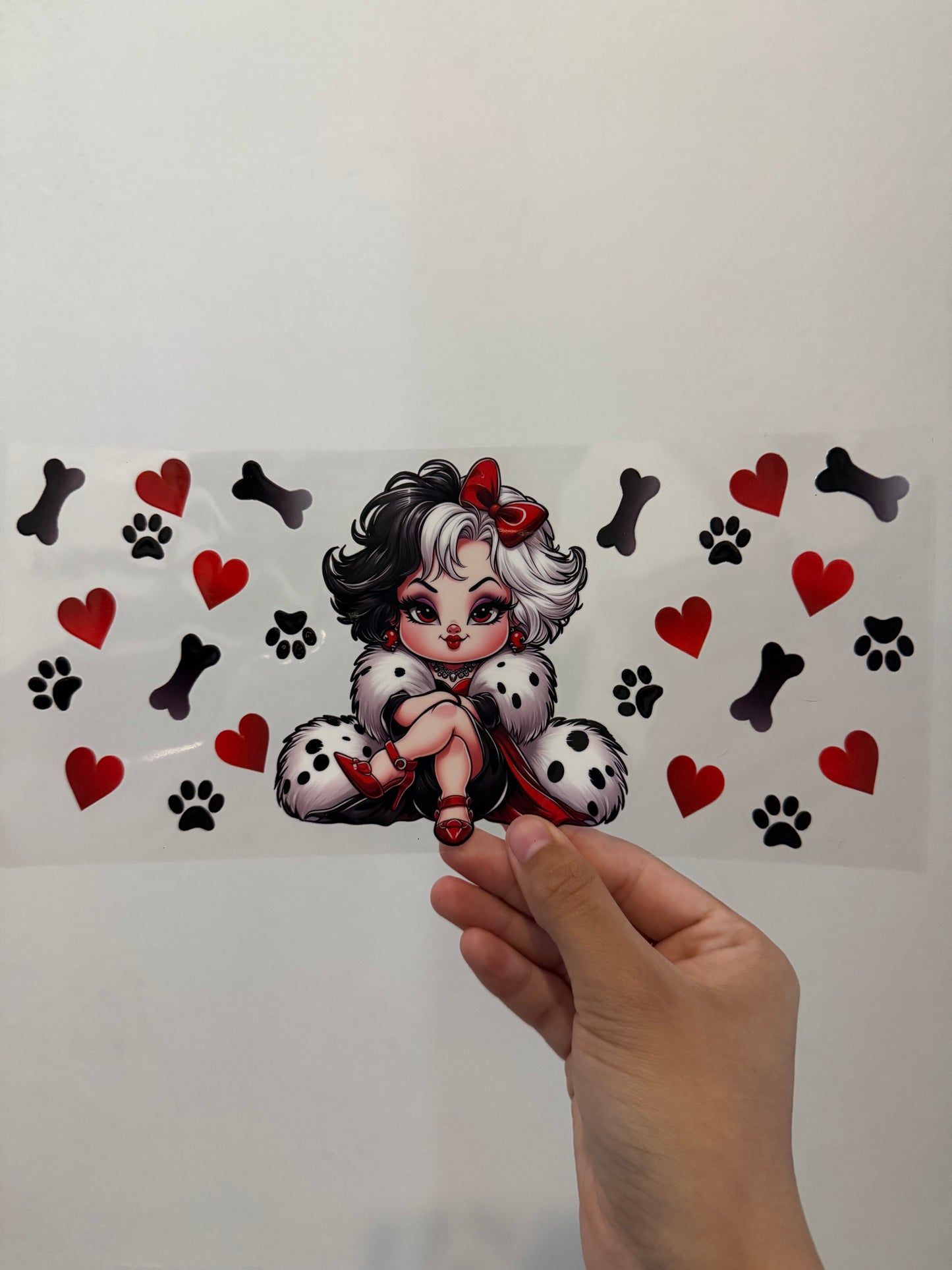 Cruella de Vil Cartoon Wrap