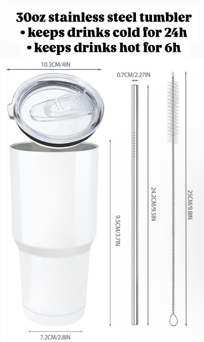 Personalized Epoxy Elsa Tumbler