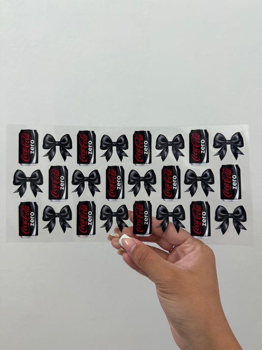 Coke Zero bows wrap