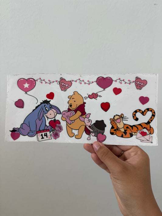 Valentines day Winnie the Pooh Wrap