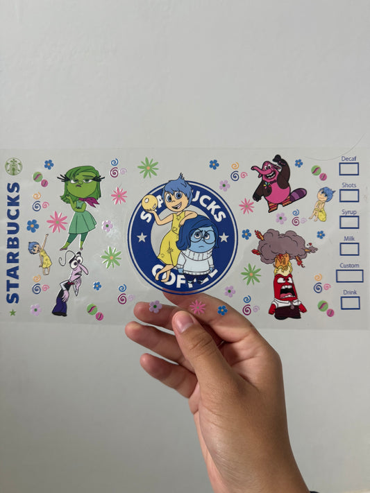 Inside Out Starbucks wrap