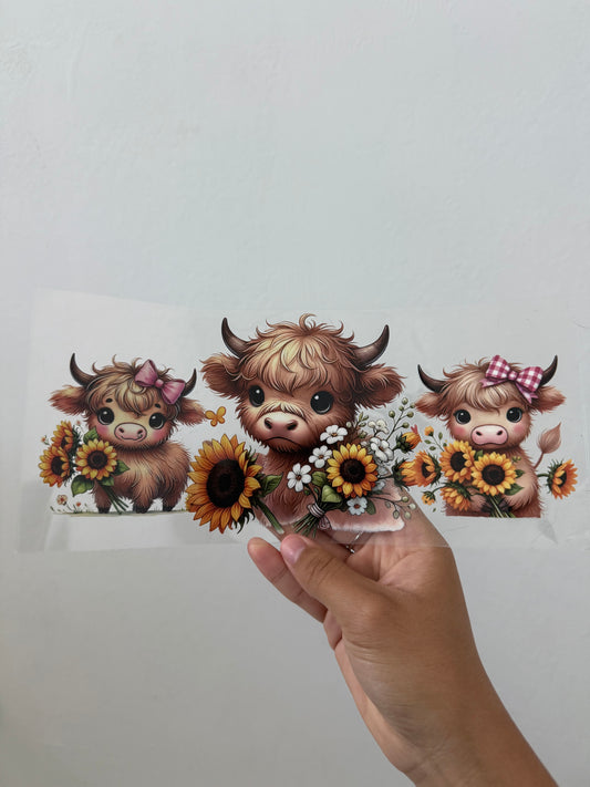 Sunflower Cows Wrap