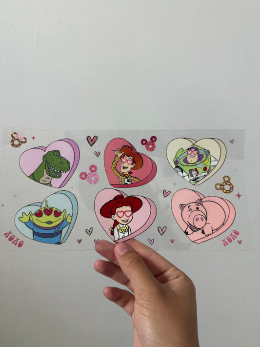 Toy story hearts wrap
