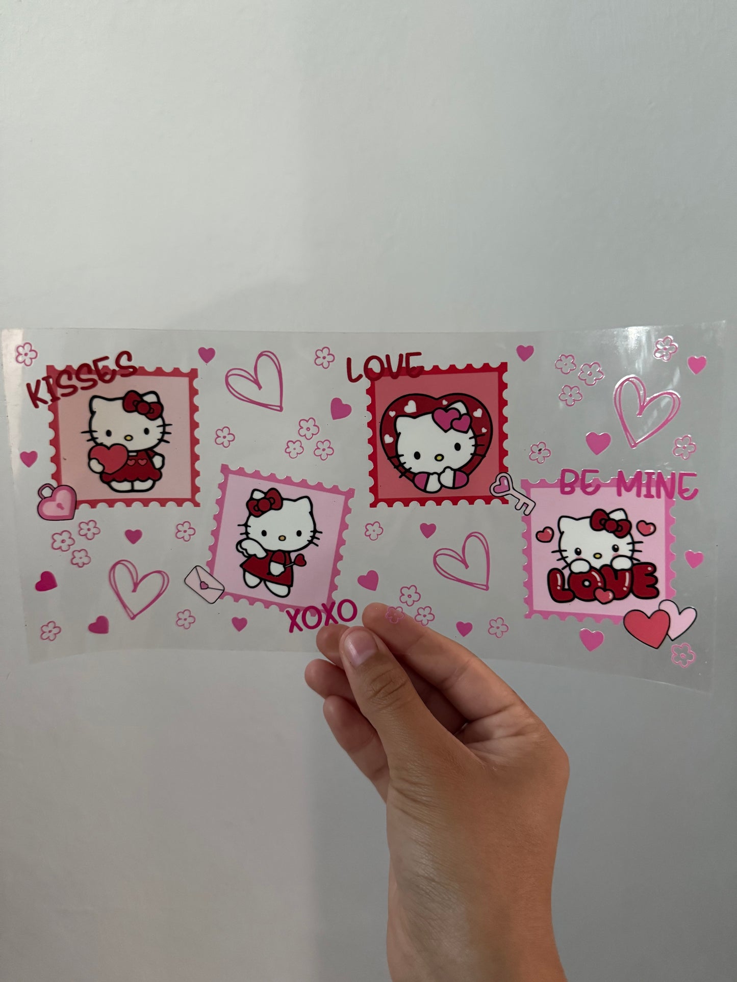 Pink & Red Hello Kitty Hearts Wrap