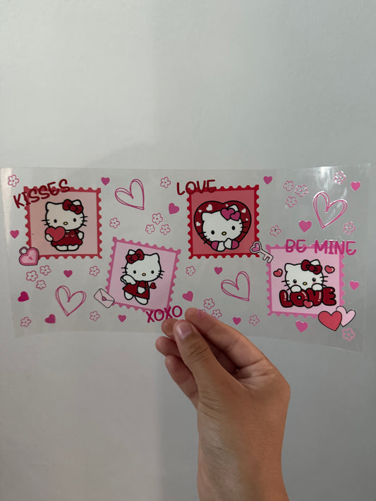 Pink & Red Hello Kitty Hearts Wrap