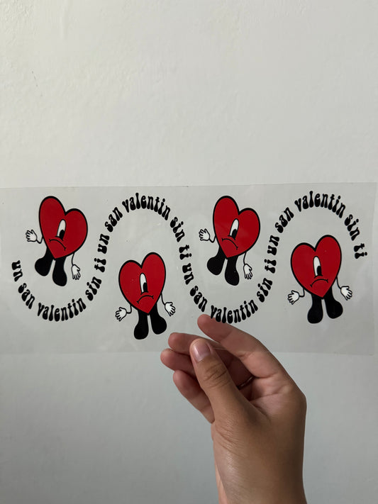 Bad bunny hearts wrap