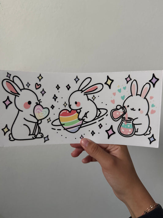 Bunny rainbows wrap