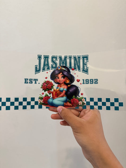 Jasmine Bouquet Roses checkered wrap