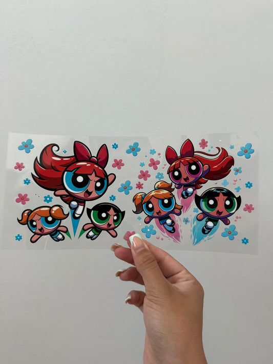 Power puff girls flower wrap