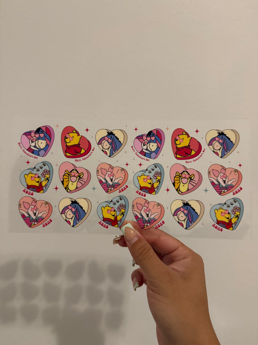 Winnie the Pooh hearts wrap