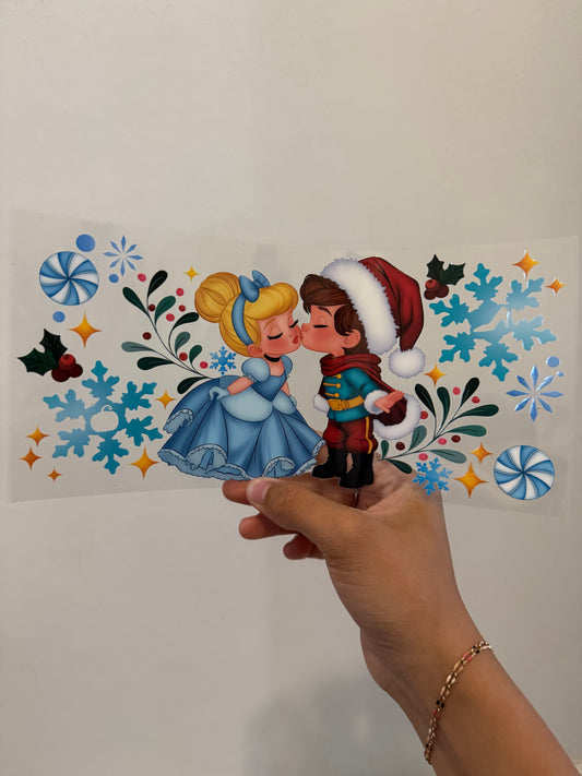 Cinderella & Prince Snowflakes Wrap