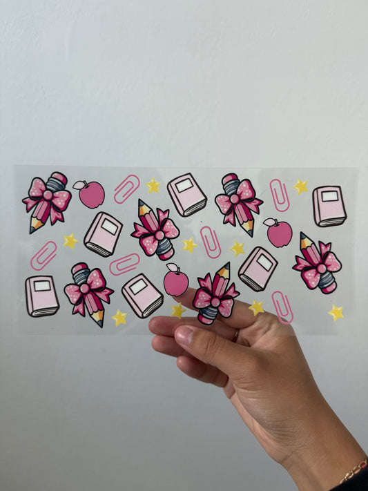 Teacher Books Pencils Wrap