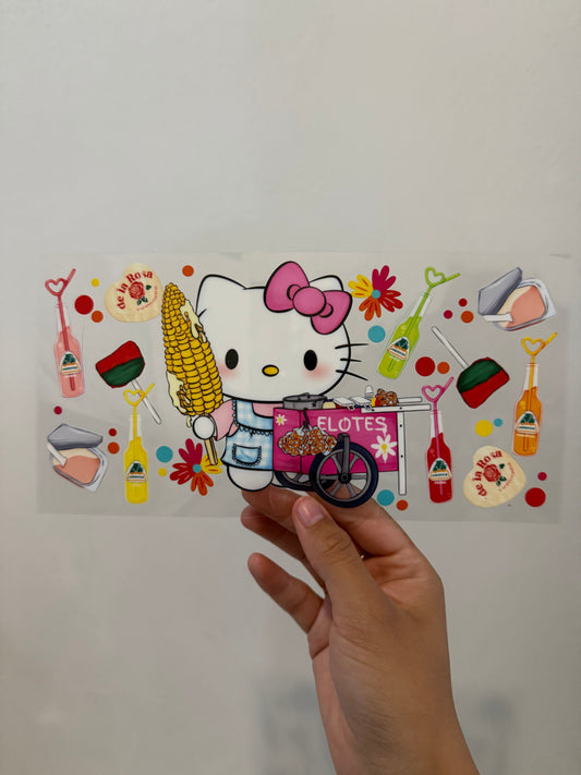 Hello Kitty Street Corn Cart WRap