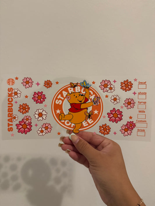 Winnie the Pooh Starbucks wrap