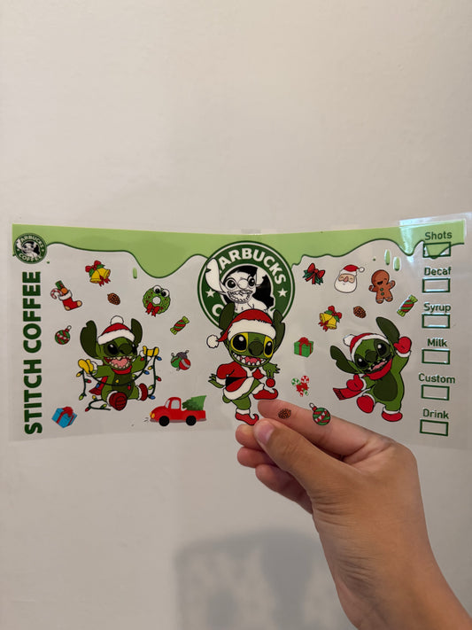Starbucks Christmas Stitch Wrap
