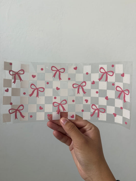 Checkered Bows Wrap