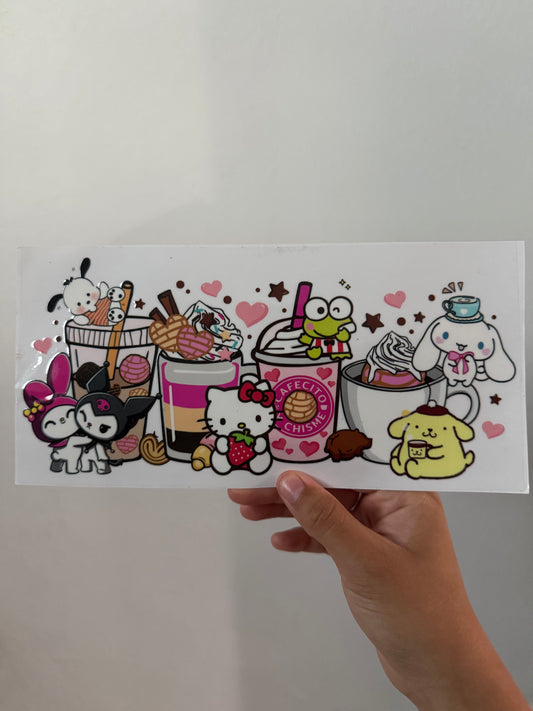 Hello Kitty friends Cafecito Y Chisme Wrap