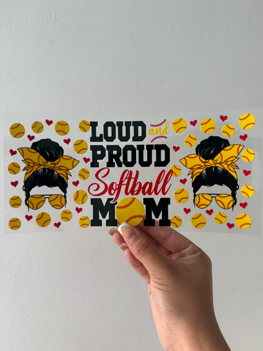 Softball mom wrap