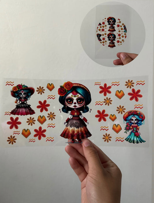 Sugar Skull Girl Wrap