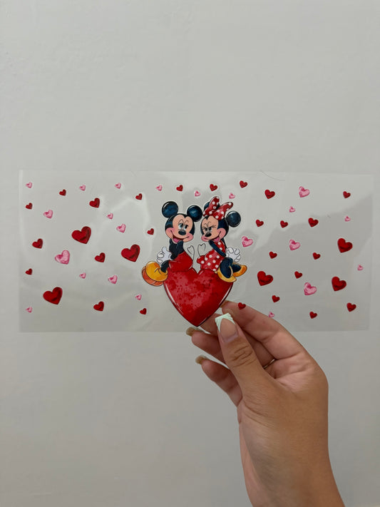 Mickey and Minnie heart wrap