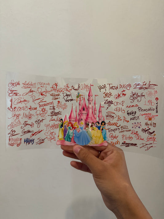 Princesses Disney Character writing wrap