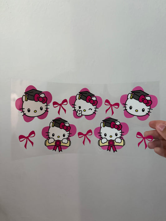 Hello Kitty Bows Graduation Wrap