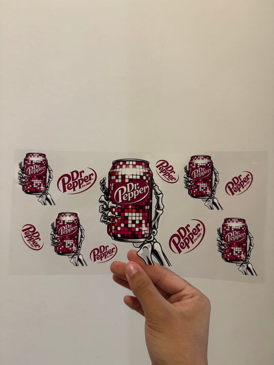 Dr Pepper cans wrap