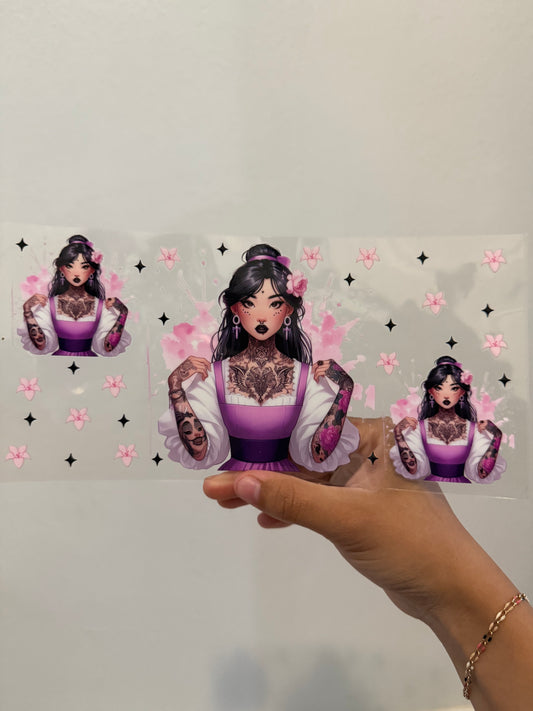 Tatted Mulan Blossom Princess Wrap