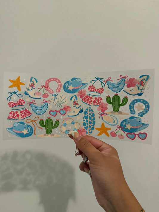 Cowgirl beach wrap