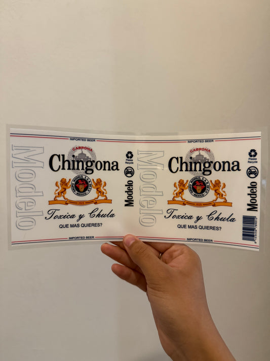 White chingona wrap