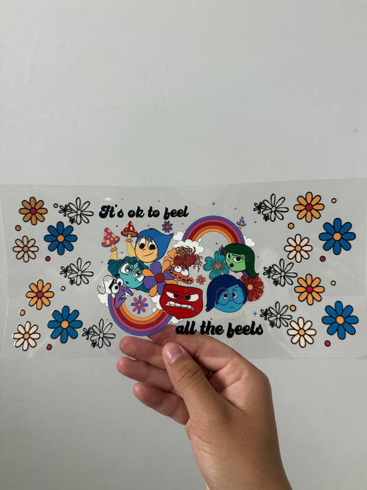 Inside Out Floral wrap