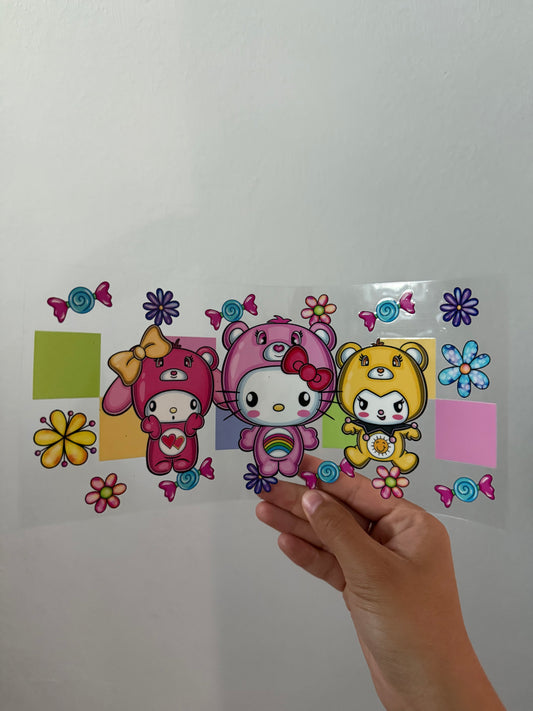 Hello Kitty Checkers Carebear Wrap