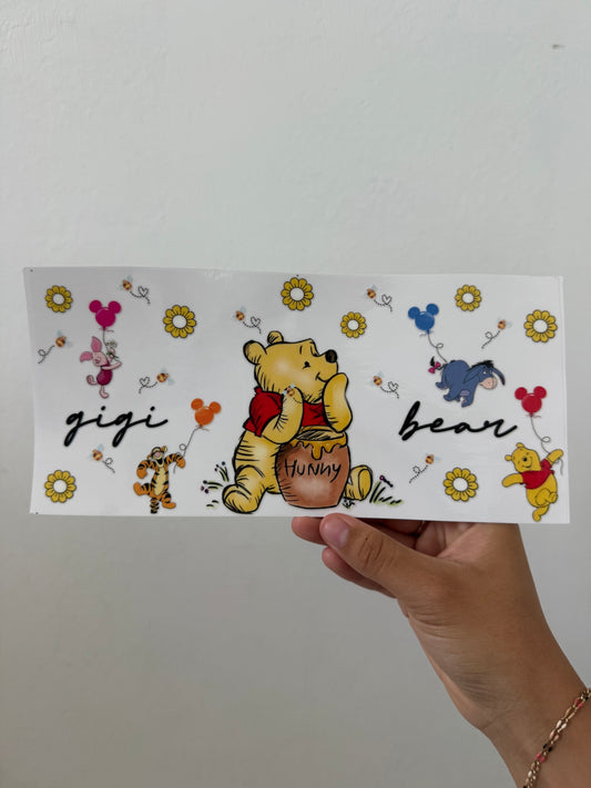 Winnie the Pooh eating honey Wrap