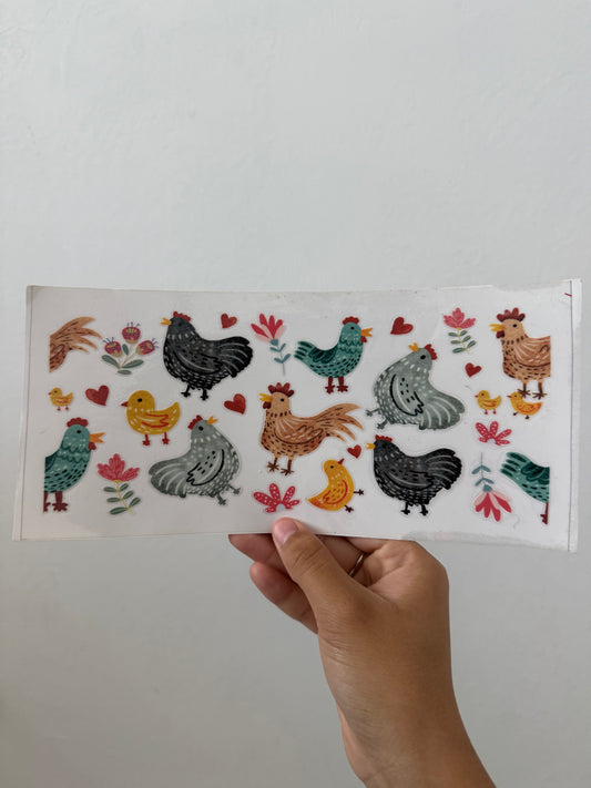 Chickens & Roosters Wrap