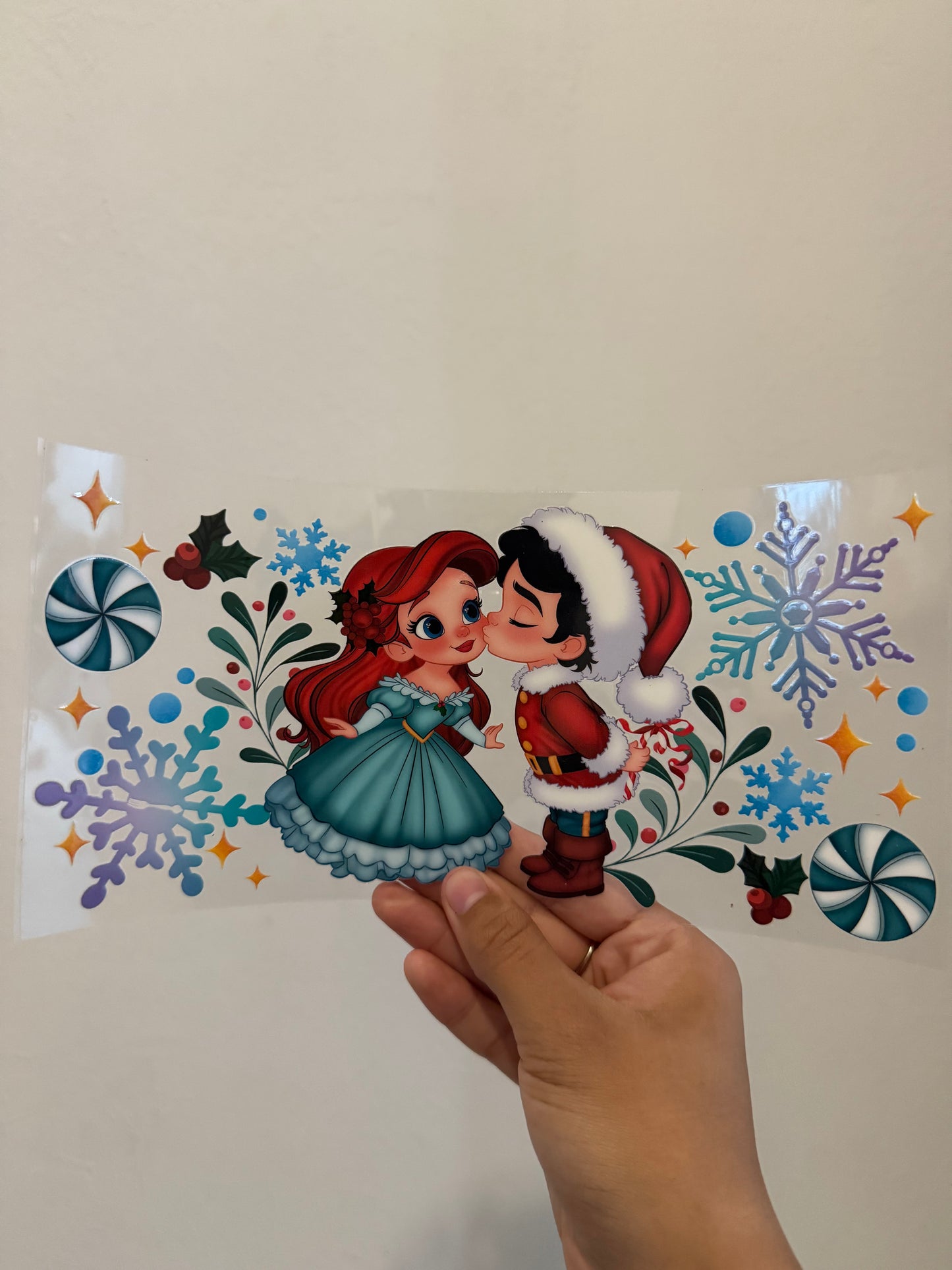 Ariel & Prince Snowflakes Wrap