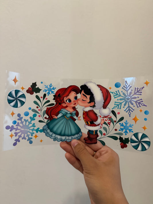 Ariel & Prince Snowflakes Wrap
