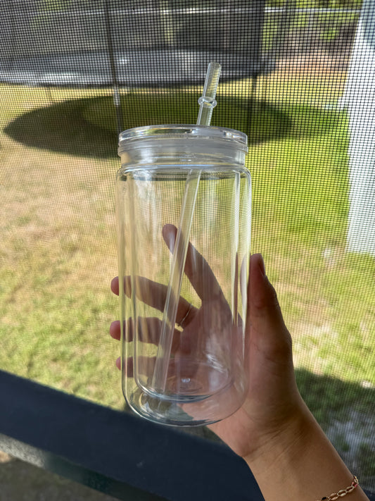 16oz Acrylic Snowglobe Cup