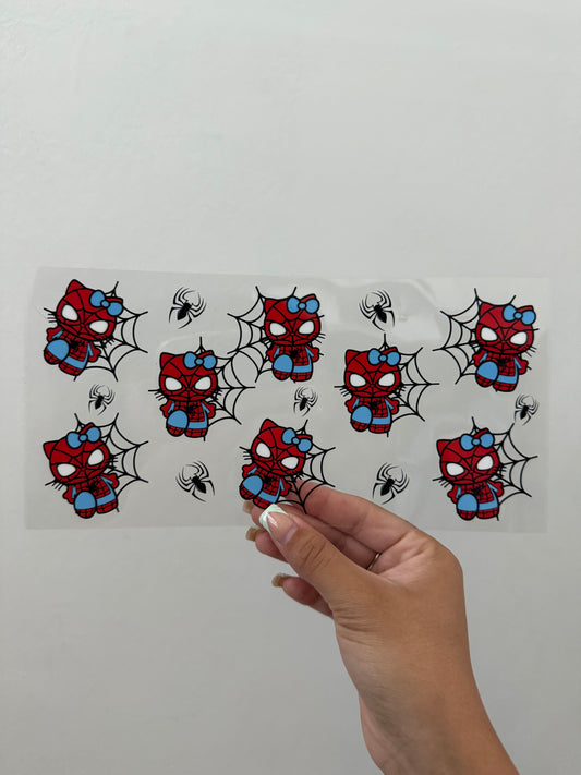 Hello kitty Spider-Man wrap